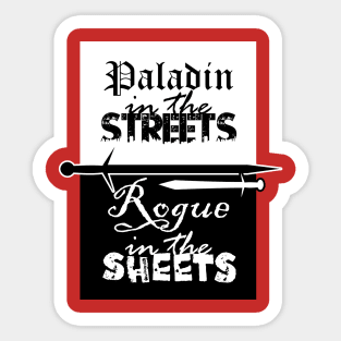 Paladin in the Streets Sticker